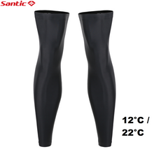 Cargar imagen en el visor de la galería, Santic® Par de Pierneras Deportivas Compresión Ciclismo 12°-22°C / S-M-L