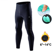 Cargar imagen en el visor de la galería, Santic® Pantalón Culotte Térmico Ciclismo +3Hrs 6-14°C | M-L