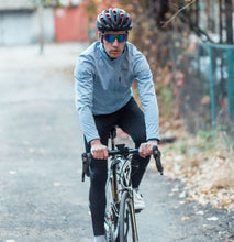 Cargar imagen en el visor de la galería, Santic® Casaca Térmica Ciclismo +7°C | Celeste humo | S