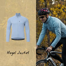 Cargar imagen en el visor de la galería, Santic® Casaca Térmica Ciclismo +7°C | Celeste humo | S