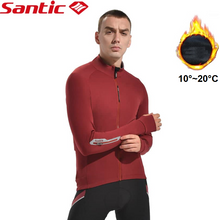 Cargar imagen en el visor de la galería, Santic® Jersey Térmico Manga Larga Ciclismo 10~20°C | L-XL