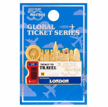 Cargar imagen en el visor de la galería, Hard Rock Cafe® Pin de Colección LONDRES Global Ticket Series Souvenir Recuerdo Adorno