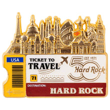 Cargar imagen en el visor de la galería, Hard Rock Cafe® Pin de Colección Global Ticket Series Souvenir Recuerdo Adorno
