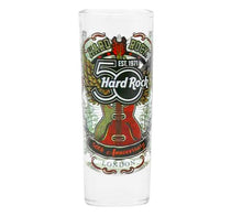 Cargar imagen en el visor de la galería, Hard Rock Cafe® Shot Glass 2.5 oz Vaso Chupito para Coleccionistas | Guitarra con Alas