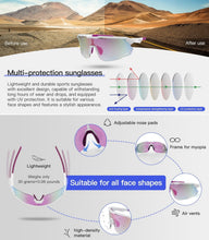 Cargar imagen en el visor de la galería, Santic® Lentes FOTOCROMÁTICOS Gafas Deportivas Profesionales PC/TAC Protección UV