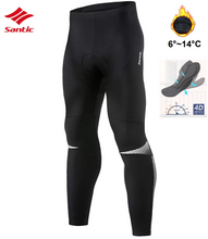 Cargar imagen en el visor de la galería, Santic® Pantalón Culotte Térmico K152 Ciclismo +3Hrs 6-14°C | Large