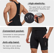 Cargar imagen en el visor de la galería, Santic® Bib Shorts Culotte K137 3-4h Ciclismo MTB | S