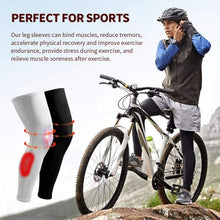 Cargar imagen en el visor de la galería, Santic® Par de Pierneras Deportivas Compresión Ciclismo 12°-22°C / S-M-L