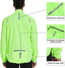 Cargar imagen en el visor de la galería, Santic® Casaca Cortavientos Ligera Ciclismo | XS-S-M