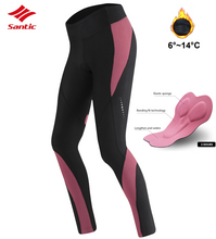 Cargar imagen en el visor de la galería, Santic® Mujer Pantalón Culotte Térmico Ciclismo 6-14°C | S-M