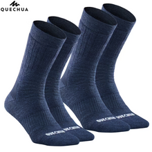 Cargar imagen en el visor de la galería, Quechua® 2 Pares de Calcetines Térmicos SH100 Medias Nieve | 35-38 / 39-42 / 43-46