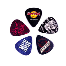 Cargar imagen en el visor de la galería, Hard Rock Cafe® Set de 5 Púas / Picks / Uñas de Guitarra de Colección