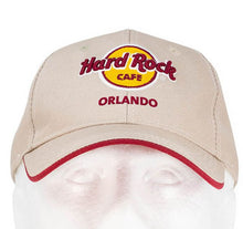 Cargar imagen en el visor de la galería, Hard Rock Cafe® Original Gorra Modelo Clásico Khaki ORLANDO