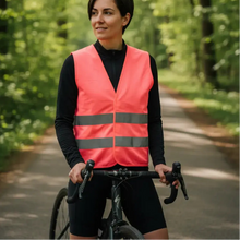 Cargar imagen en el visor de la galería, BTWIN® Chaleco de Seguridad Reflectante Ciclismo Scooter Moto | S/M