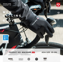 Cargar imagen en el visor de la galería, Santic® Guantes Térmicos +6°C Ciclismo MTB | S-M-L