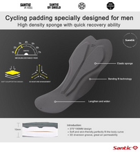 Cargar imagen en el visor de la galería, Santic® Pantalón Culotte Térmico K152 Ciclismo +3Hrs 6-14°C | Large