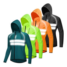 Cargar imagen en el visor de la galería, Wosawe® Casaca Cortavientos Reflectante Capucha | M-L-XL