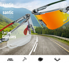 Cargar imagen en el visor de la galería, Santic® Lentes Gafas Deportivas Profesionales PC/TAC Protección UV