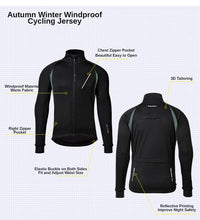 Cargar imagen en el visor de la galería, SUPER PRECIO PREINVIERNO! 🔥 Santic® CASACA PRIME TÉRMICA CICLISMO WINDPROOF -2°~8°C | XS-S-M-L-XL