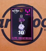 Cargar imagen en el visor de la galería, Hard Rock Cafe® PIN DE COLECCIÓN LIONEL MESSI "10" GUITAR SERIES