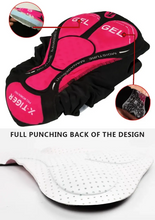 Cargar imagen en el visor de la galería, X-TIGER® Short Culotte Mujer 3D con Gel Ciclismo | XS-S-M