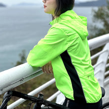 Cargar imagen en el visor de la galería, Wosawe® Casaca Cortavientos Capucha Mujer Ciclismo | S-M-L-XL