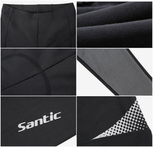 Cargar imagen en el visor de la galería, Santic® Pantalón Culotte Térmico K152 Ciclismo +3Hrs 6-14°C | Large