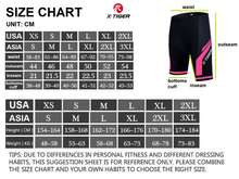 Cargar imagen en el visor de la galería, X-TIGER® Short Culotte Mujer 3D con Gel Ciclismo | XS-S-M