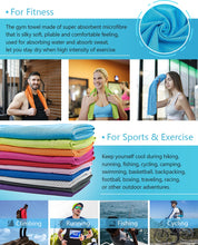 Cargar imagen en el visor de la galería, Darevie® Headband Deportivo Toalla de Secado Rápido Bandana 90 x 30 Cooling Towel