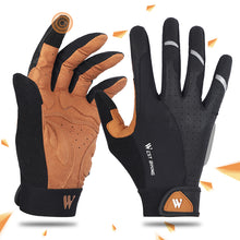 Cargar imagen en el visor de la galería, West Biking® Guantes Largos Ciclismo Enduro MTB Táctiles Deportivos