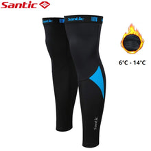 Cargar imagen en el visor de la galería, Santic® Par de Pierneras Térmicas Calentadores Deportivos Ciclismo | L-XL