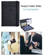 Cargar imagen en el visor de la galería, Porta Pasaporte y Porta Documentos para Viaje Protección RFID