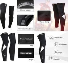 Cargar imagen en el visor de la galería, Santic® Par de Pierneras Térmicas Calentadores Deportivos | M-L-XL