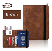 Cargar imagen en el visor de la galería, Porta Pasaporte y Porta Documentos para Viaje Protección RFID