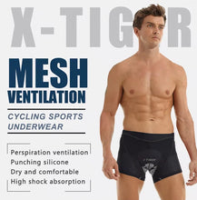 Cargar imagen en el visor de la galería, X-Tiger® Ropa Interior Short Culotte Gel 5D Ciclismo | S-M-L-XL-2XL