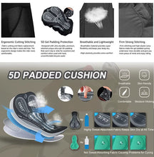 Cargar imagen en el visor de la galería, X-Tiger® Ropa Interior Short Culotte Gel 5D Ciclismo | S-M-L-XL-2XL