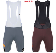 Cargar imagen en el visor de la galería, Santic® Bib Shorts Culotte Ciclismo BTT MTB | Gris-Marrón | XS-S-M-XL