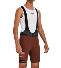 Cargar imagen en el visor de la galería, Santic® Bib Shorts Culotte Ciclismo BTT MTB | Gris-Marrón | XS-S-M-XL