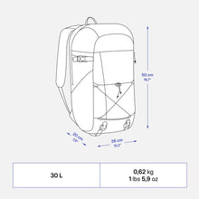 Cargar imagen en el visor de la galería, Quechua® Mochila 30 LITROS NH100 Montaña Senderismo Equipaje De Mano