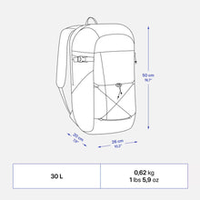 Cargar imagen en el visor de la galería, Quechua® Mochila 30 LITROS NH100 Montaña Senderismo Equipaje De Mano