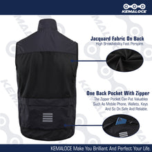 Cargar imagen en el visor de la galería, Kemaloce® Chaleco Cortaviento de Bolsillo Ultraligero Ciclismo | M-L-XL