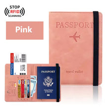 Cargar imagen en el visor de la galería, Porta Pasaporte y Porta Documentos para Viaje Protección RFID