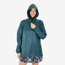 Cargar imagen en el visor de la galería, Quechua® Mujer Chaqueta Impermeable Chubasquero 1/2 Zip Raincut | 2XS/XS - S/M - L/XL - 2XL/3XL