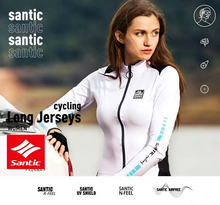 Cargar imagen en el visor de la galería, Santic® Mujer Jersey Manga Larga Ciclismo Maillot | XS-S-M-L