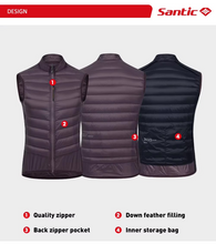Cargar imagen en el visor de la galería, Santic® Chaleco Térmico Ligero REVERSIBLE Ciclismo | M-L-XL