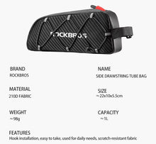 Cargar imagen en el visor de la galería, Rockbros® Bolso para Tubo 039BK 1L Impermeable