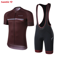 Cargar imagen en el visor de la galería, SANTIC® CONJUNTO DE CICLISMO JERSEY + BIB SHORTS | S-M-L