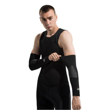 Cargar imagen en el visor de la galería, Santic® Par de Mangas Térmicas Deportivas Ciclismo 6°-14°C | S-M-L