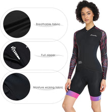 Cargar imagen en el visor de la galería, Santic® Mujer Jersey Manga Larga Ciclismo Maillot | XS-S-M-L