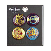 Cargar imagen en el visor de la galería, Hard Rock Cafe® Pin Button Set Couture de Colección
